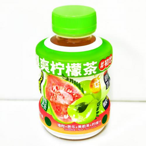 初饮爆爽柠檬茶（油柑芭乐味）300g*24瓶/件