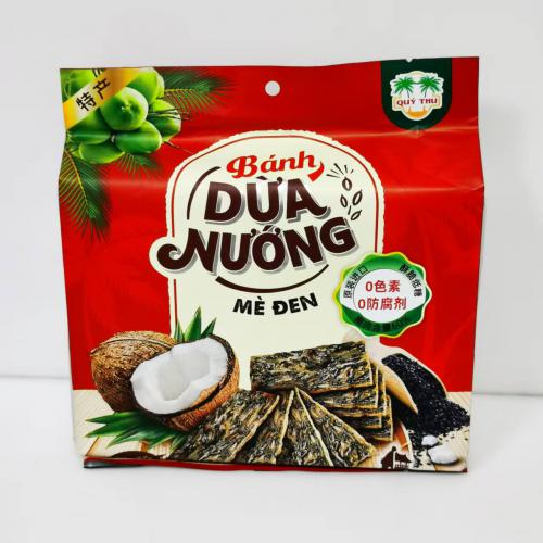QUY THU贵秋黑芝麻味椰子薄脆饼干1...