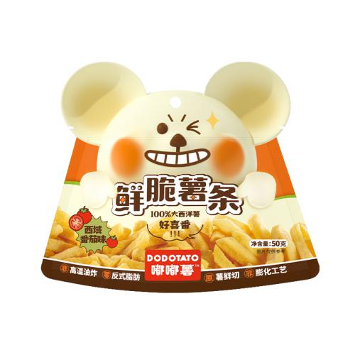 嘟嘟薯鲜脆薯条（西域番茄味）50g*24...