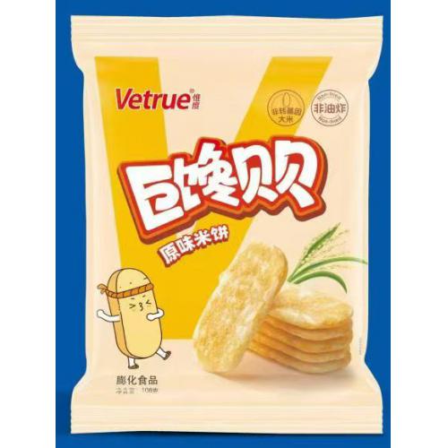 Vetrue惟度巨馋贝贝原味米饼108g*24包/件