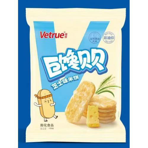Vetrue惟度巨馋贝贝芝士味米饼108g*24包/件