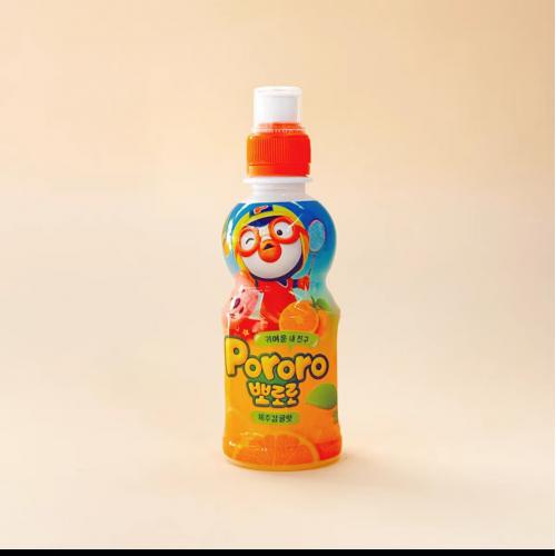 啵乐乐济州柑橘味饮料235ml*24瓶/件