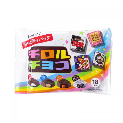 日本松尾什锦夹心代可可脂巧克力制品（18粒入）袋装113.4g*10包/组