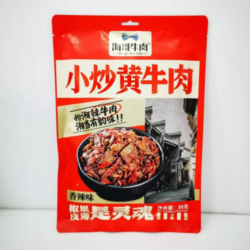 海哥小炒黄牛肉（香辣味）88g*20包/件
