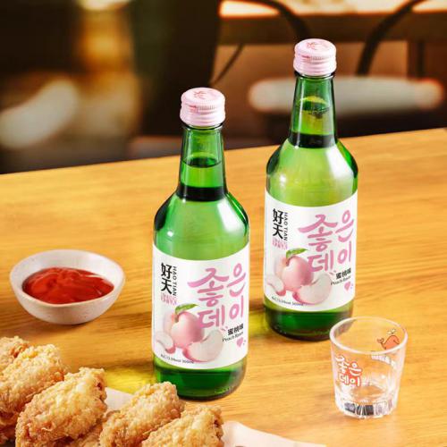 好天好饮蜜桃味配制酒360ml*20瓶/件