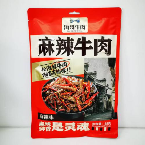 海哥麻辣牛肉（麻辣味）88g*20包/件