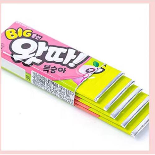 乐天水蜜桃味泡泡糖23g（5片）*16盒/组