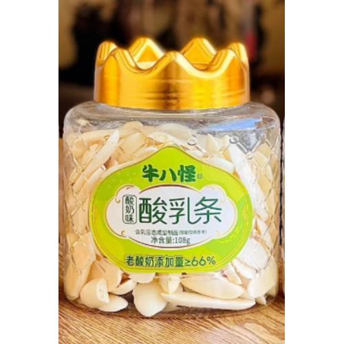 牛八怪酸奶味酸乳条108g*24罐/件