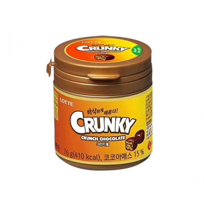 乐天脆粒代可可脂巧克力制品76g*6罐*4盒/件