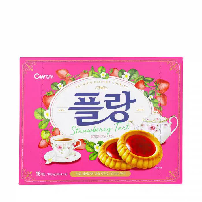 青佑草莓派(蛋挞饼干)160g *8盒/件