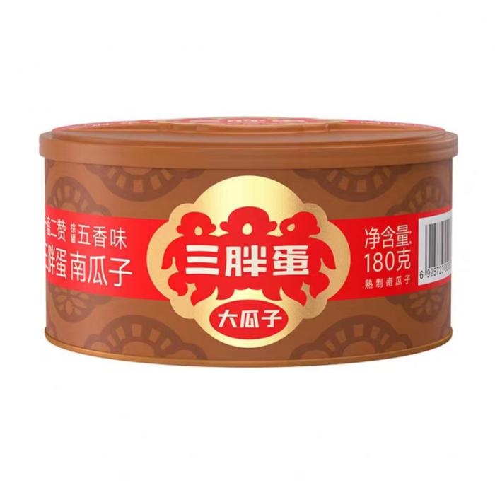 三胖蛋五香味南瓜子180g*12罐/件