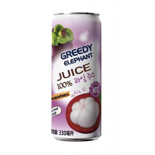馋味象100%山竹汁饮料（含果肉））330ml*24罐/件
