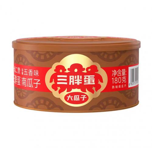 三胖蛋五香味南瓜子180g*12罐/件