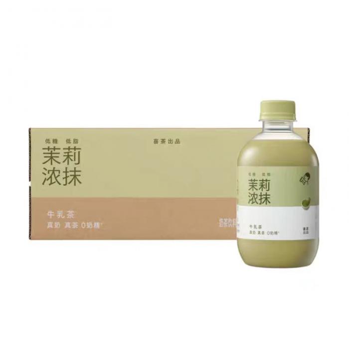 HEYTEA喜茶茉莉浓抹牛乳茶饮料350ml*15瓶/件