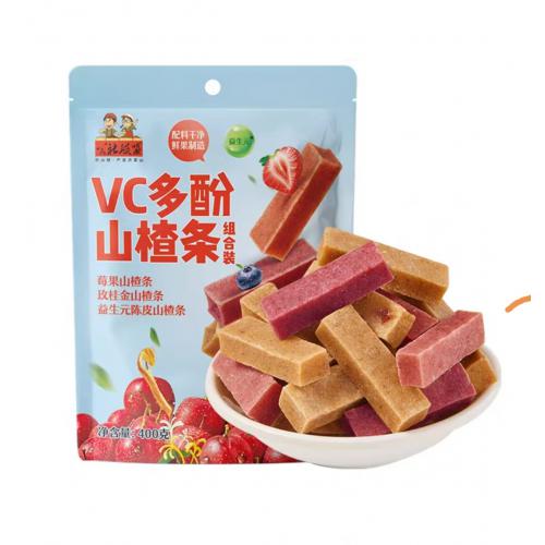 公社联盟VC多酚山楂条（组合装）400g*24袋/件