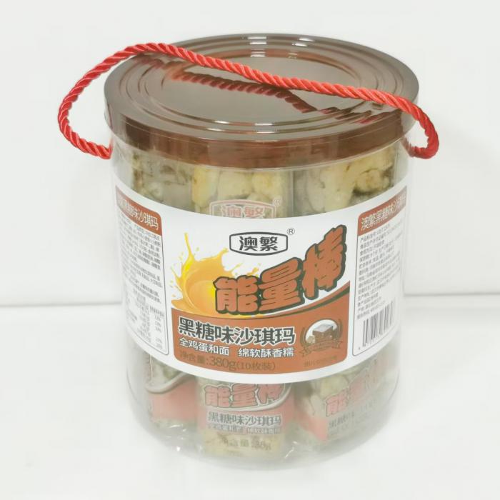 澳繁能量棒黑糖味沙琪玛380g(38g*10条)*12罐/件