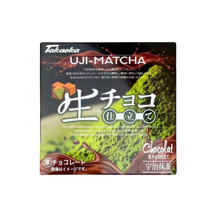 高岗盒装代可可脂巧克力制品(抹茶味)45g*6盒/组