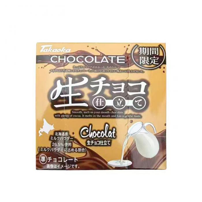 高岗盒装代可可脂巧克力制品(牛乳味)50g*6盒/组