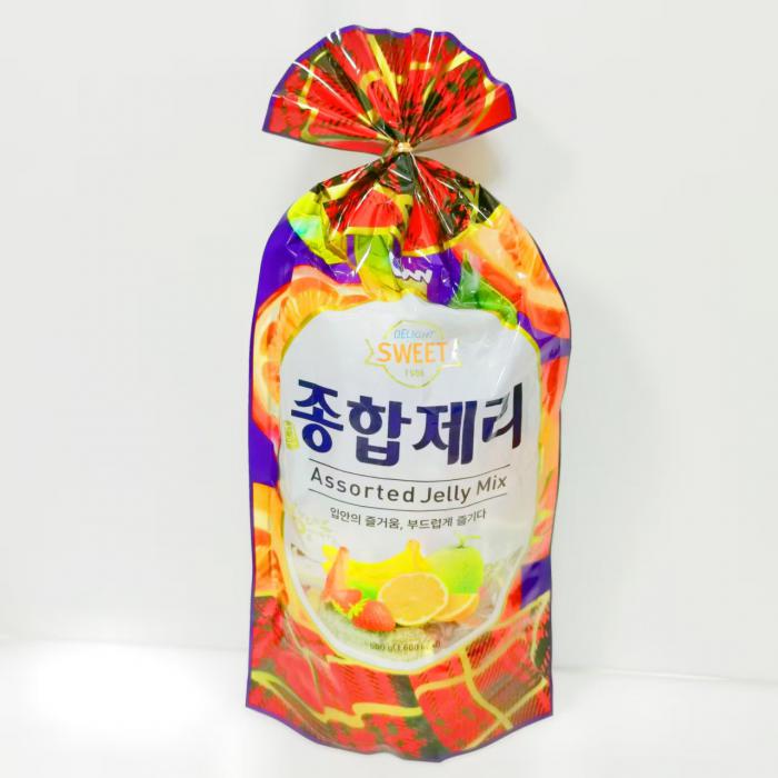 青佑综合水果软糖500g*10袋/件