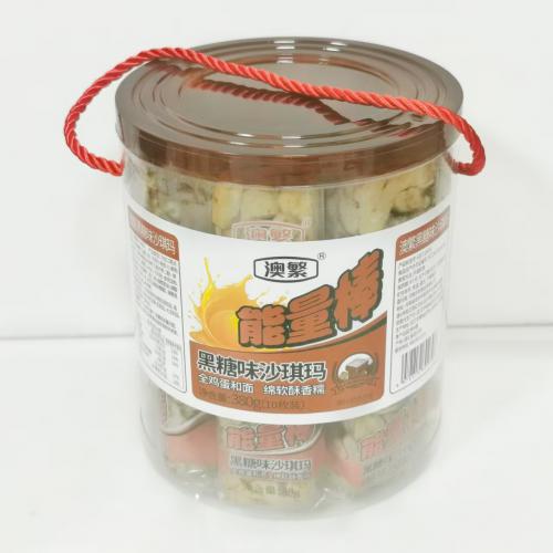 澳繁能量棒黑糖味沙琪玛380g(38g*10条）*12罐/件