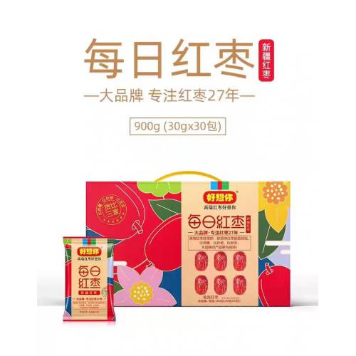 好想你每日红枣（30g*30包）900g*6提/件