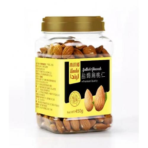 小洋楼盐焗扁桃仁（方罐）450g*20罐...