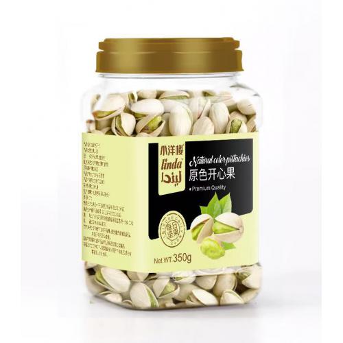 小洋楼原色开心果（方罐）350g*12罐...