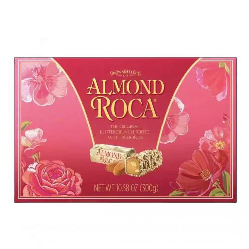 乐家扁桃仁巧克力糖果300g*12盒/件