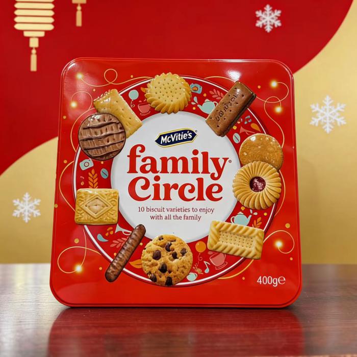 麦维他什锦饼干礼盒装（配礼袋）400g*10盒/件