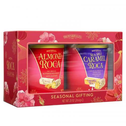  乐家扁桃仁巧克力糖果组合装（200g*2罐）400g*6组/件