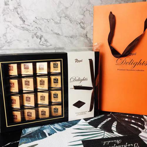 Royal牌精装混装巧克力礼盒（黑色）240g*12盒/件