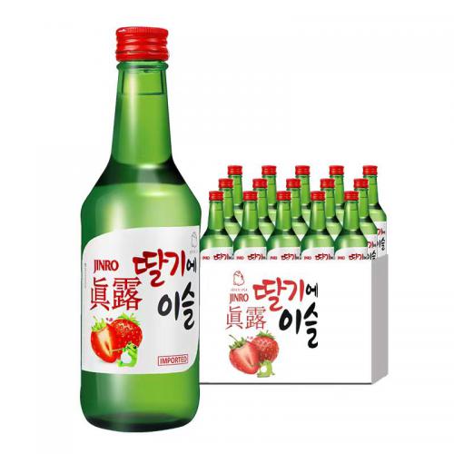 真露草莓味利口酒（配制酒,酒精度13%V...