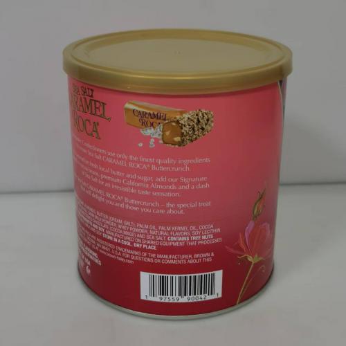 乐家海盐焦糖味巧克力糖果200g*9罐/件