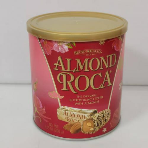 乐家扁桃仁巧克力糖果200g*9罐/件