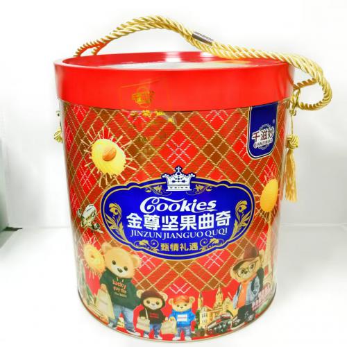 千滋妙金尊坚果曲奇饼干礼盒1.008kg...