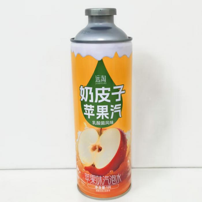 远淘奶皮子乳酸菌苹果味气泡水1L*6瓶/件