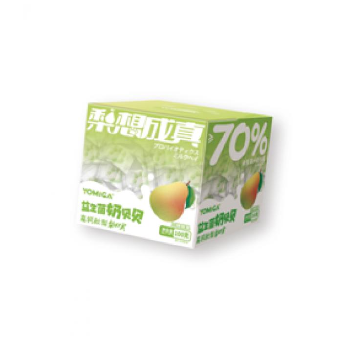 YOMIGA益生菌奶贝贝(高钙秋梨)100g*24盒/件
