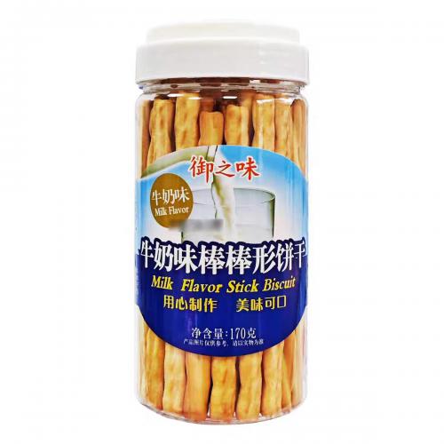 御之味牛奶味棒棒形饼干170g*20罐/件