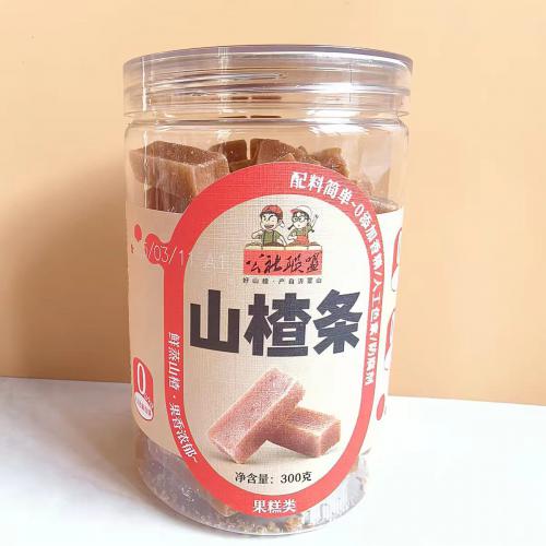 公社联盟山楂条300g*24罐/件