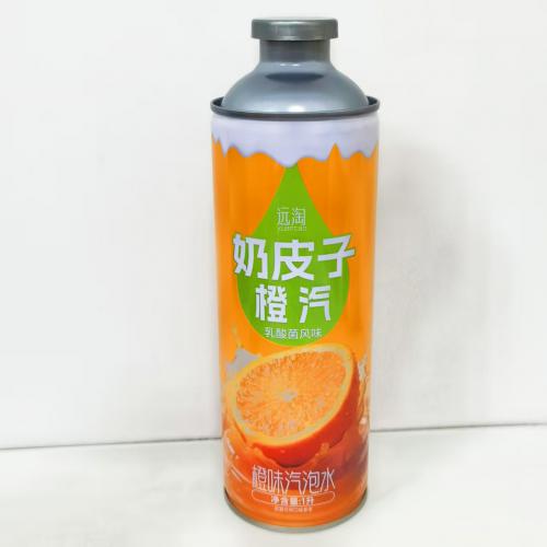远淘奶皮子乳酸菌橙味气泡水1L*6瓶/件