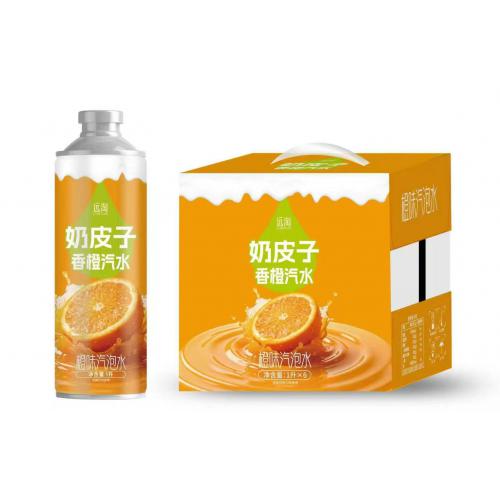 远淘奶皮子乳酸菌橙味气泡水1L*6瓶/件