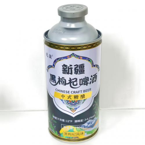 远淘新疆黑枸杞中式精酿啤酒750ml*4瓶*6提/件