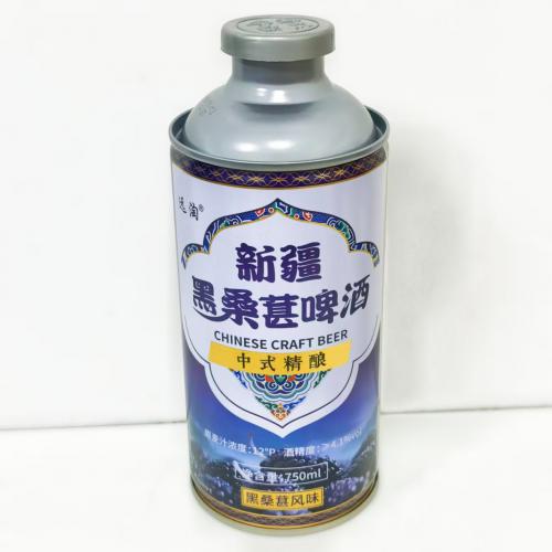 远淘新疆黑桑葚中式精酿啤酒750ml*4...