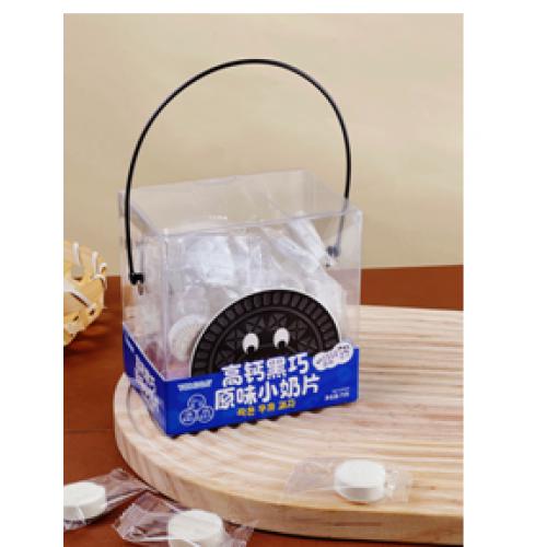 YOMIGA高钙黑巧原味小奶片79g*24盒/件