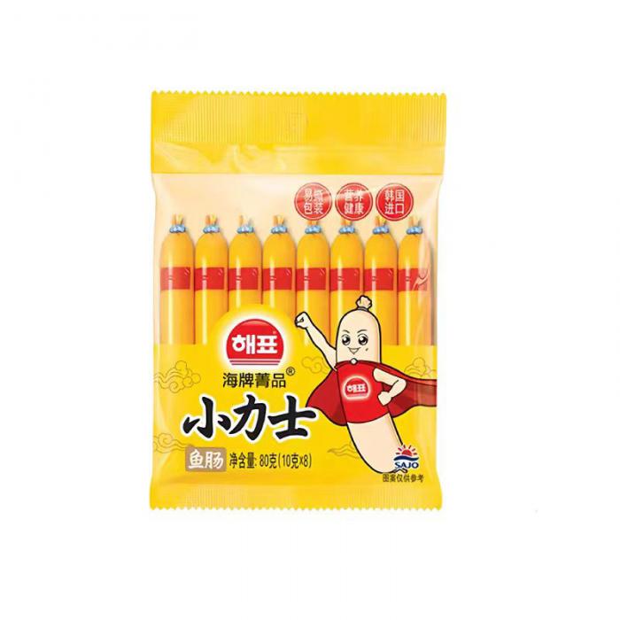 海牌菁品小力士鱼肠80g(10g*8根)*30包/件