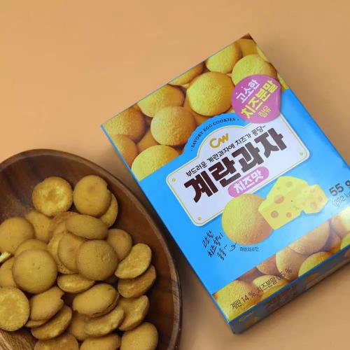 CW青佑芝士味鸡蛋饼55g*10盒/件