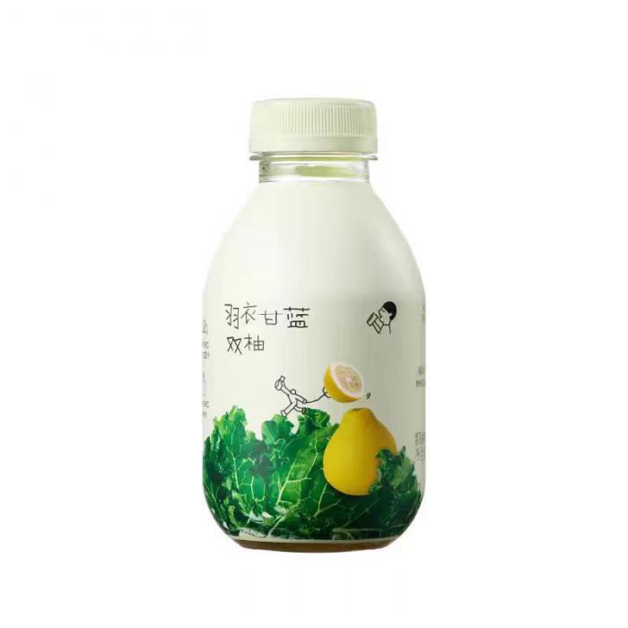 HEYTEA喜茶羽衣甘蓝双柚植物果蔬汁饮品350ml*15瓶/件