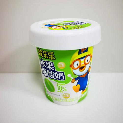 啵乐乐爆酸奶（青提味） 260g*18杯/件
