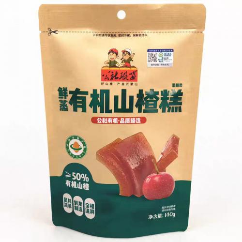 公社联盟鲜蒸有机山楂糕140g*24袋/件