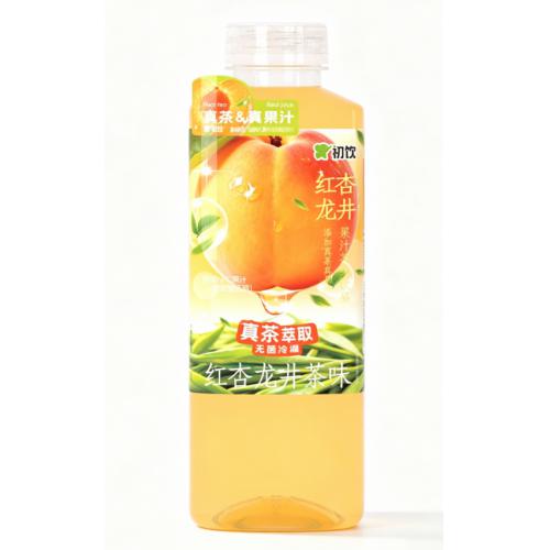 初饮红杏龙井果汁茶饮品500ml*15瓶/件